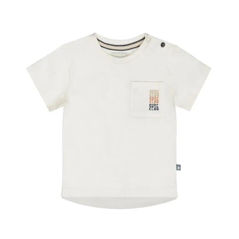 T-Shirt Neonato Bianco Schiena Lunga Dirkje N58612