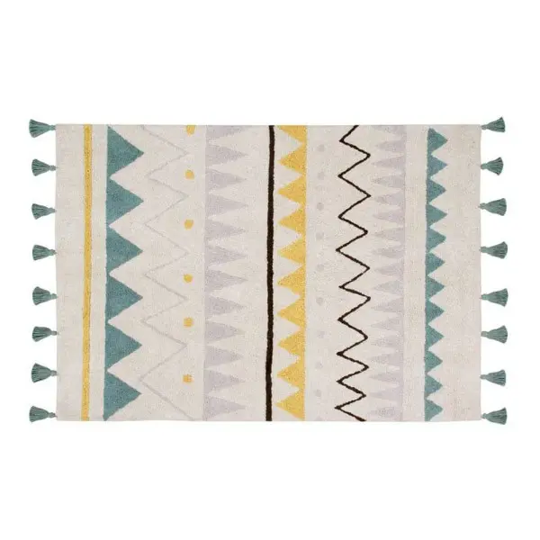 Tappeto lavabile Azteca 120x160cm - 100% Cotone - Lavabile in lavatrice!
