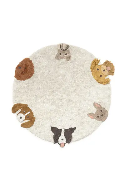 Tappeto lavabile Dogs - Ø 140 cm