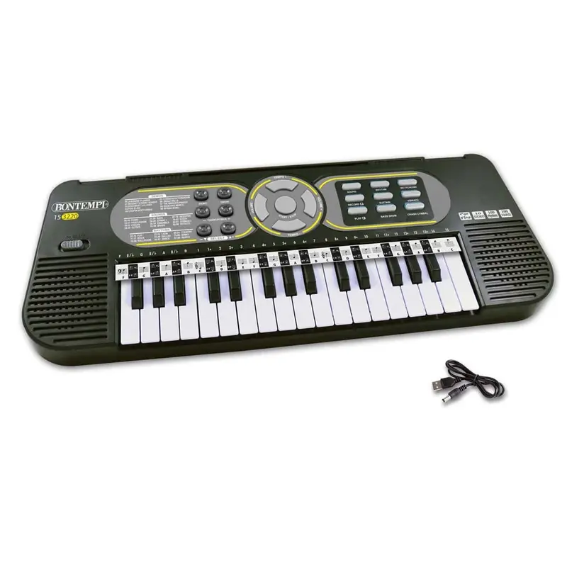 Tastiera Elettronica Bontempi 32 Tasti 15 3220SD Pianola Bambini Musicale