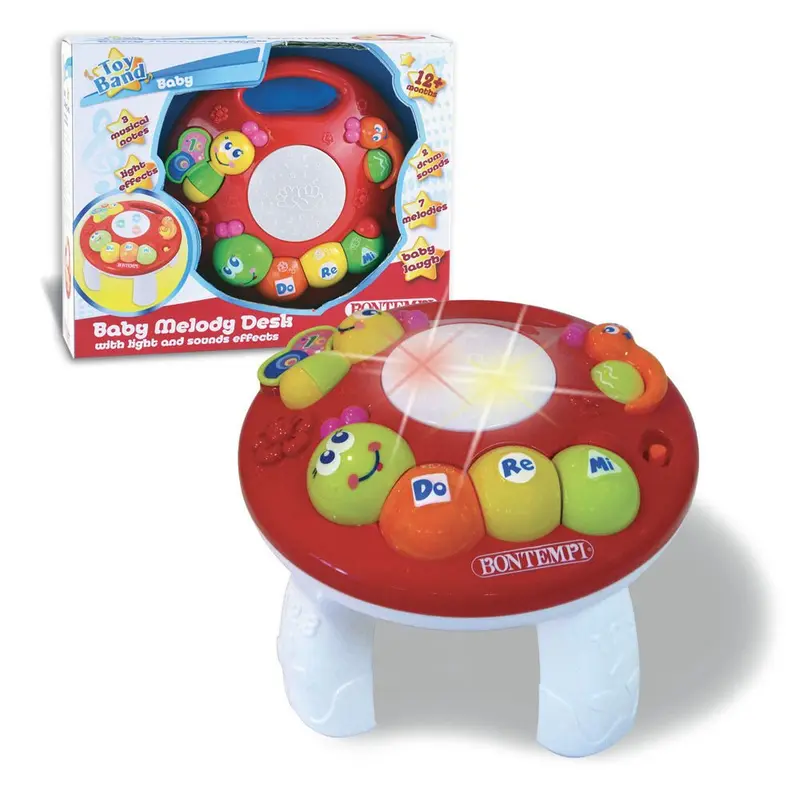 Tavolo Musicale Baby Bontempi 70 2325 Con Luci e Suoni Per Bambini
