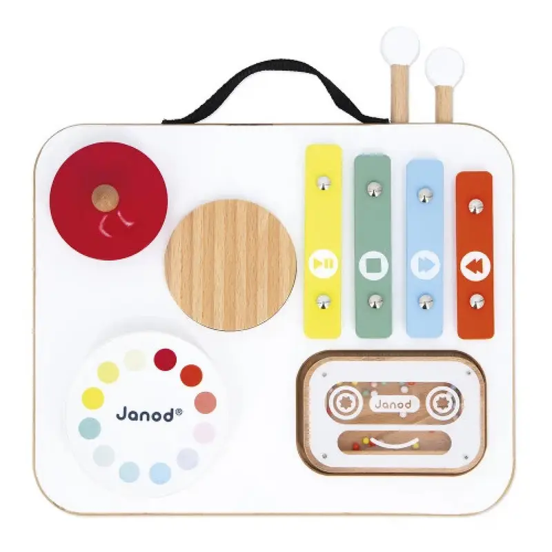 Tavolo Musicale Multi-Strumento in Legno FSC® 'Confetti' (dai 12 Mesi)