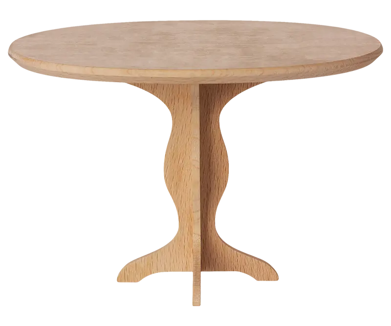 Tavolo Ovale Mini Maileg in Legno – Colore Naturale