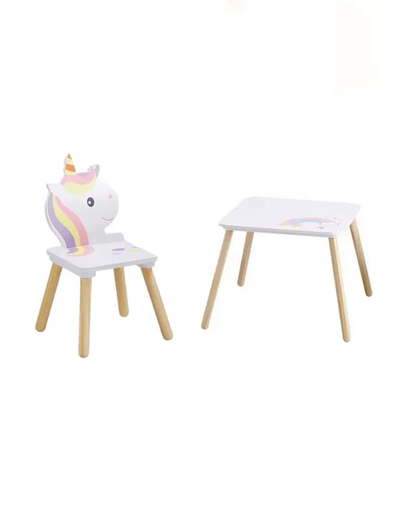 Tavolo + Sedia Unicorno (personalizzabile)