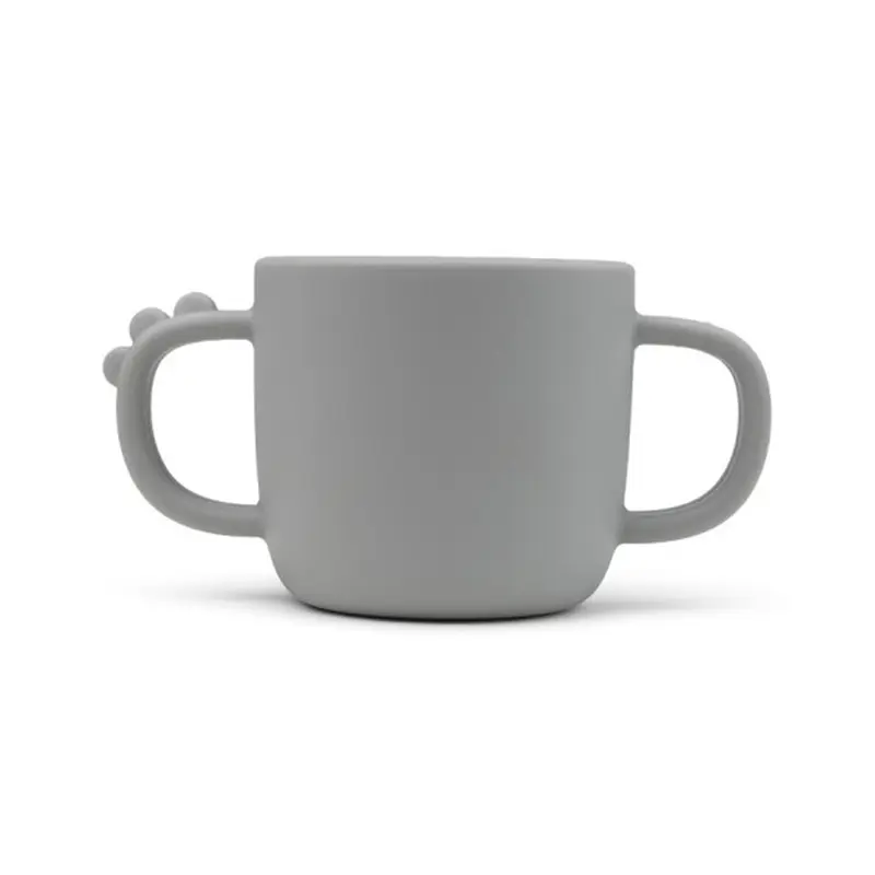 Tazza con 2 manici in silicone alimenatare Peekaboo Croco