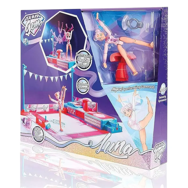 Team Gem Arena Playset con Ginnasta
