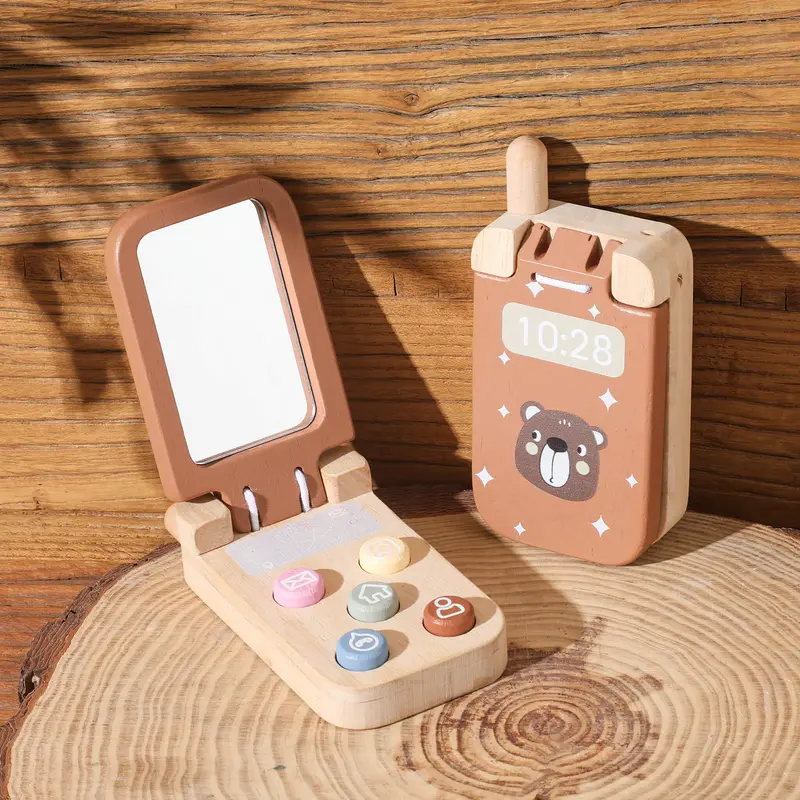 Telefono in Legno per Bambini