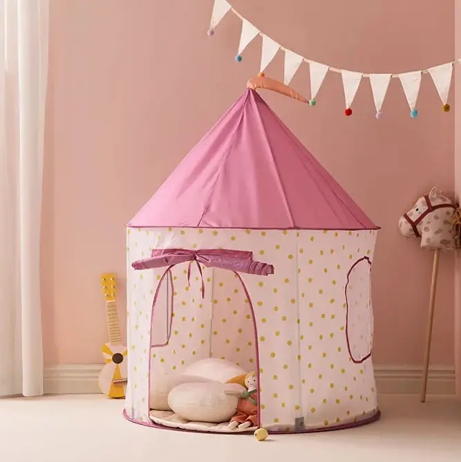 Tenda Gioco Pop-Up a Pois Rosa Kid’s Concept