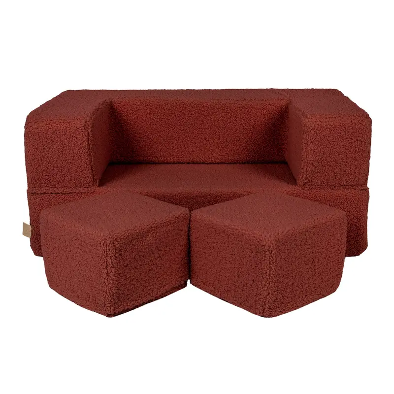 The Bricks indoor Playground Children’s Sofa - Brown