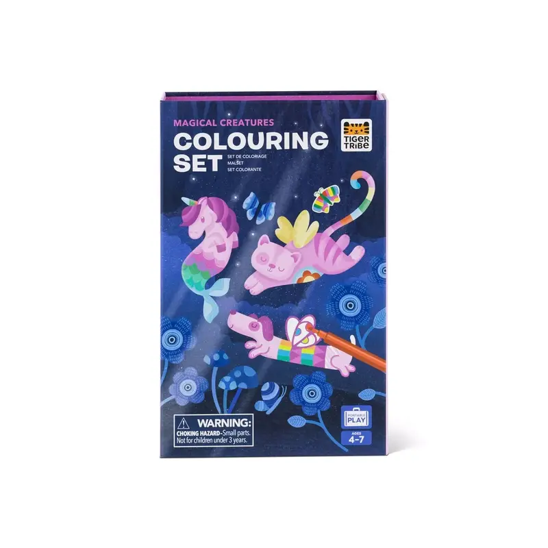 Tiger Tribe set da colorare- creature magiche