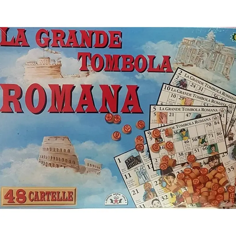 Tombola Romana 48 Cartelle 6+ Anni Arti Grafiche 028