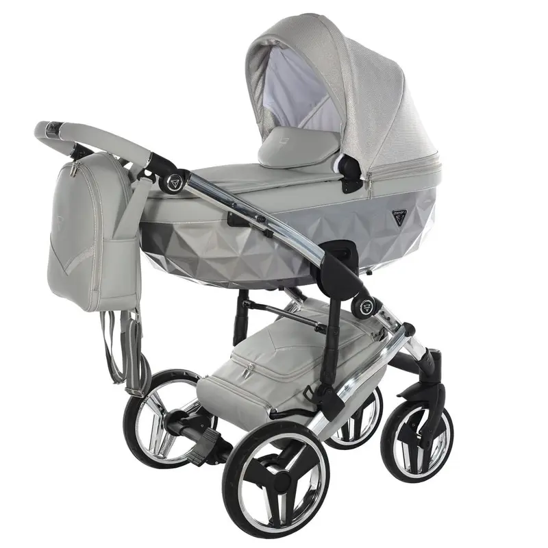 Trio Diamond Dolce 3 in 1 Ecopelle Silver Telaio Silver