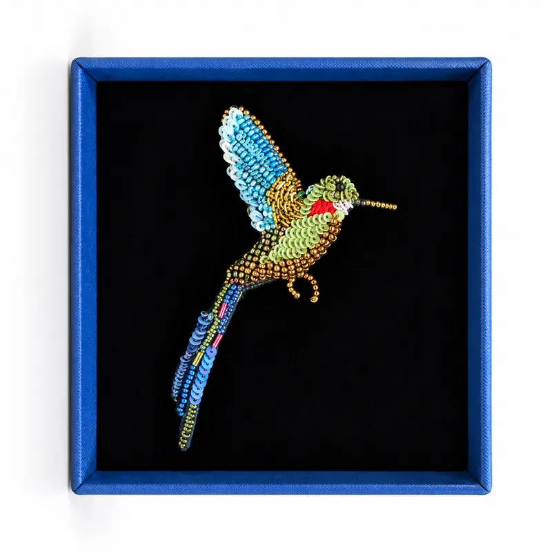Trovelore Spilla Colibrì Tropical