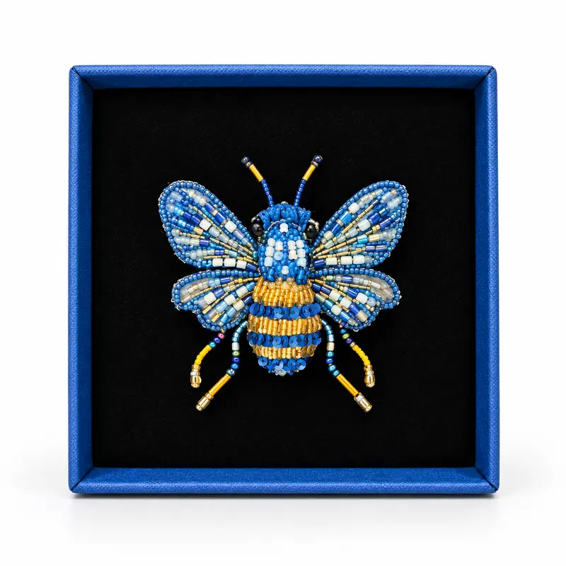 Trovelore Spilla Mason Bee – Ape Blu