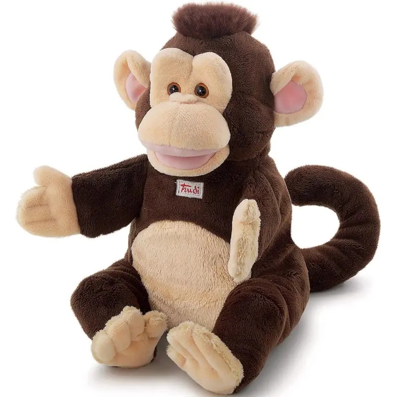Trudi Marionetta Scimmia Burattini e Marionette 15x21x20 Cm Taglia S Peluche