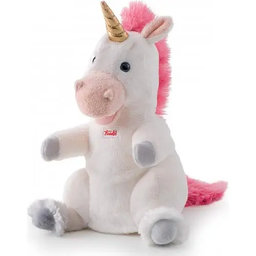 Trudi Marionetta Unicorno Burattini e Marionette 17x30x17 Cm Taglia S Peluche