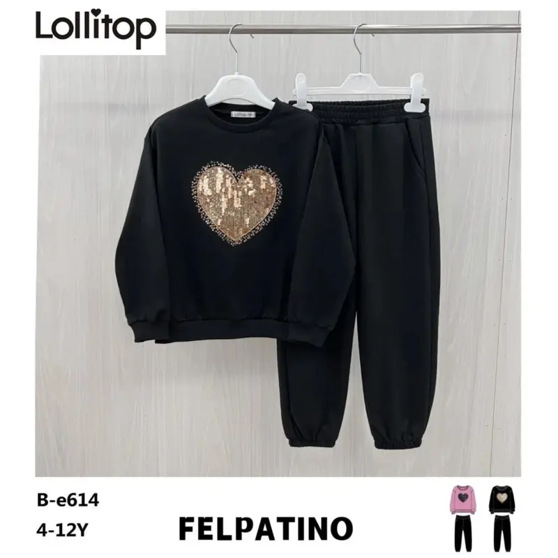 Tuta Bambina 2 Pezzi Lollitop B-E614 3/4-11/12 Anni