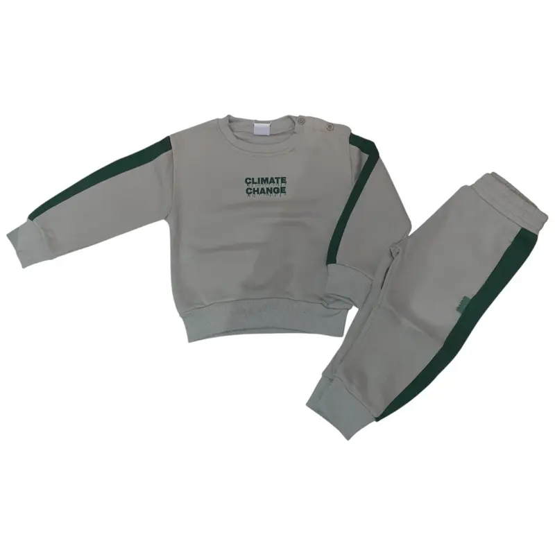 Tuta Bambino 2 Pezzi Maglia e Pantaloni Verde Ativo BB-YF6186