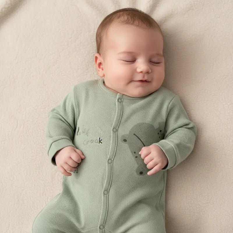 Tutina in cotone per neonati Frog