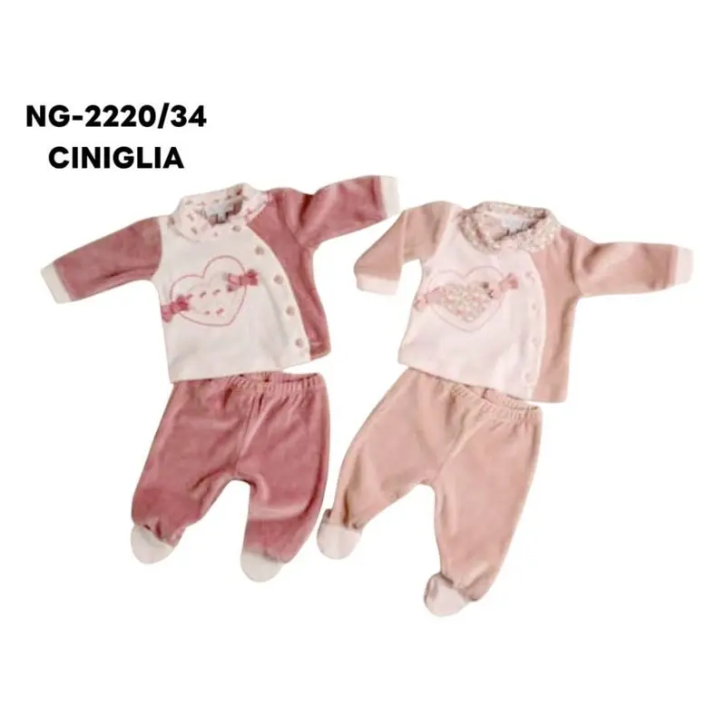 Tutina Neonata In Ciniglia 2 Pezzi Nazareno Gabrielli NG-2220