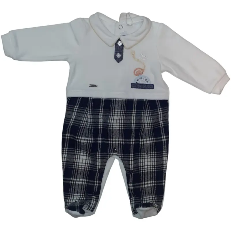 Tutina Neonato In Ciniglia Mio Piccolo 377C