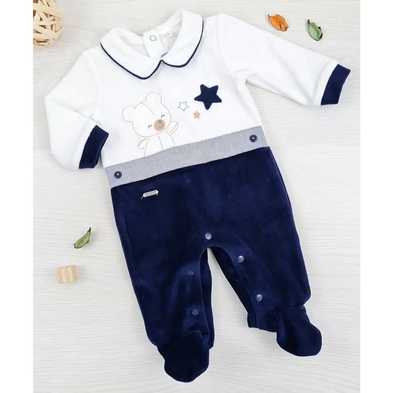 Tutina Neonato In Ciniglia Mio Piccolo 381C