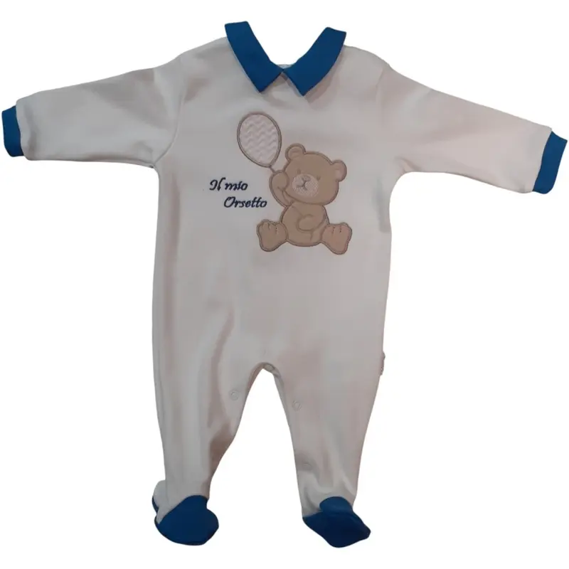 Tutina Neonato In Cotone Felpato Les Jolies LJ-341