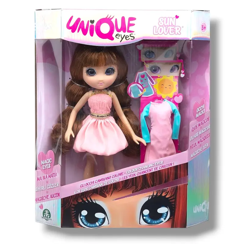 Unique Eyes Sophia Sun Lover con Occhi Che Seguono il Tuo Sguardo e Cambiano Colore Sotto il Sole