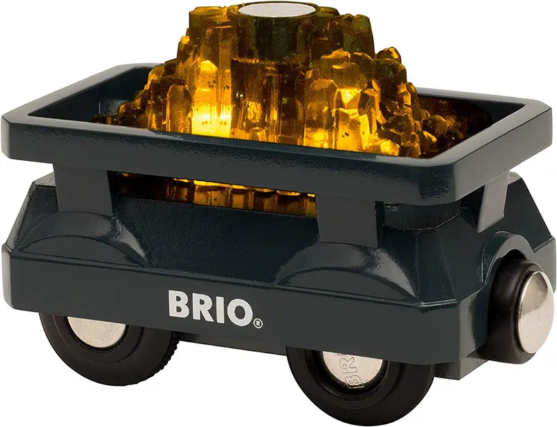 Vagone luccicante per l’oro