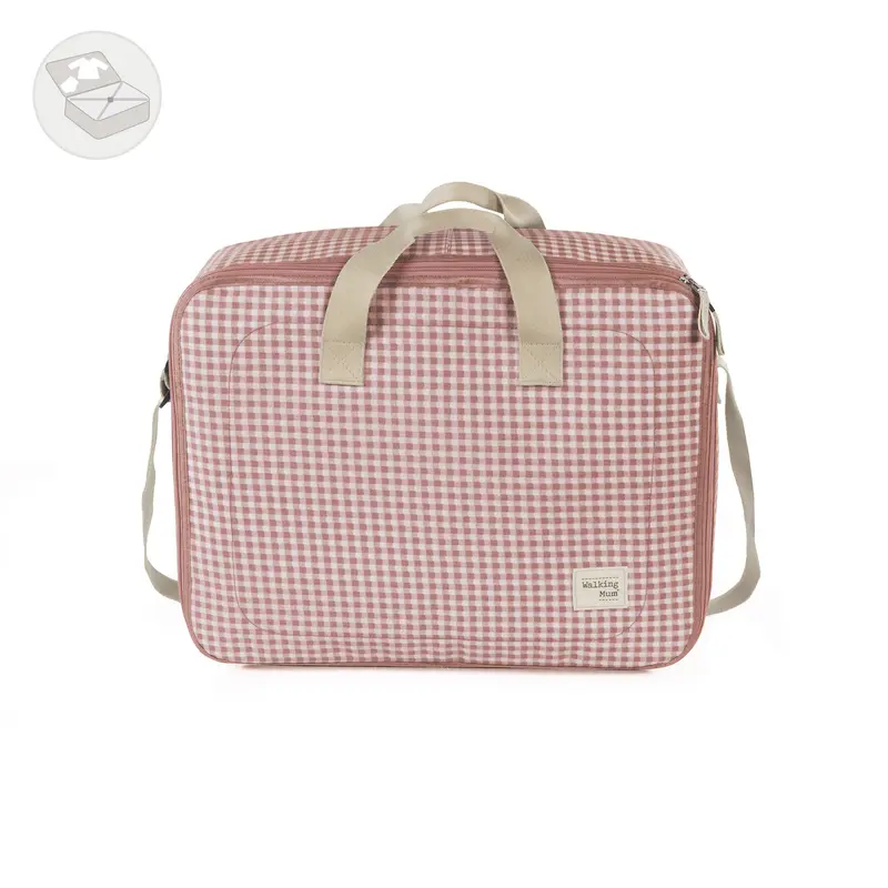 VALIGIA I LOVE VICHY ROSA - Walking mum