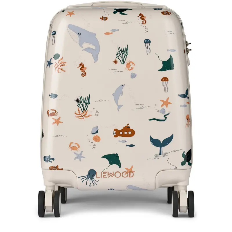 Valigia Trolley Rigida da Cabina per Bambini (30 L) con Ruote 360° e Chiusura TSA - Norelle