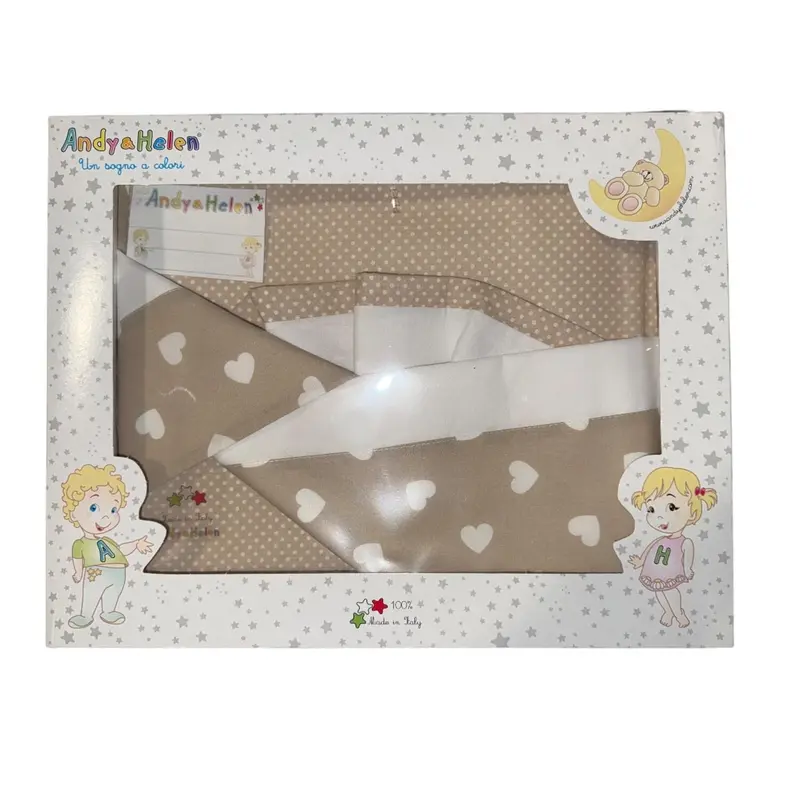 Venturi - Lenzuolo Culla Fantasia Beige