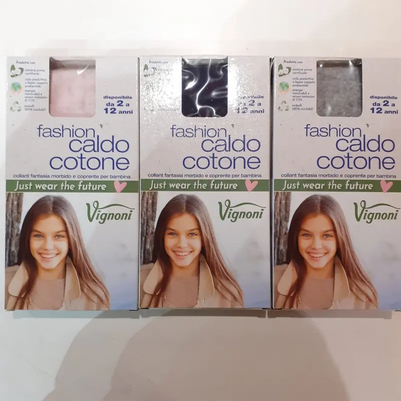 Vignoni Collant Neonata Caldo Cotone Fantasia Pois 88830