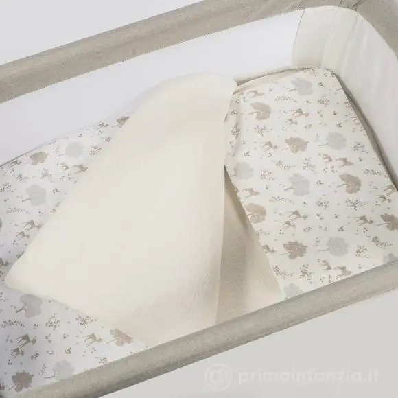 Vilu - Piumino Per Culla + Lenzuolo Con Angoli + Cuscino 90x50 Cm Nara
