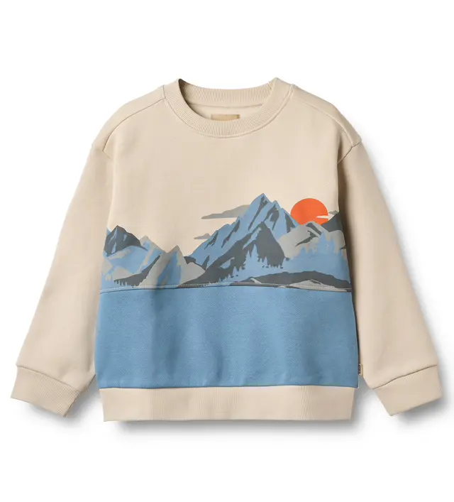 Wheat - felpa mountain cotone