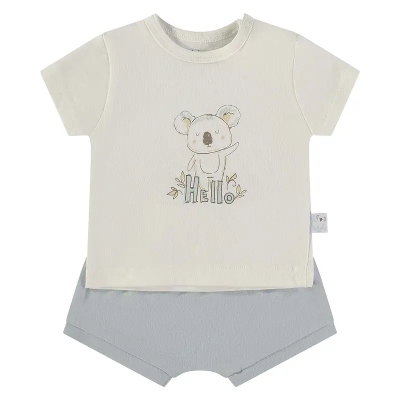 Wonderlife - Completo 2 Pezzi Maglietta + Pantaloncino Celeste 160436