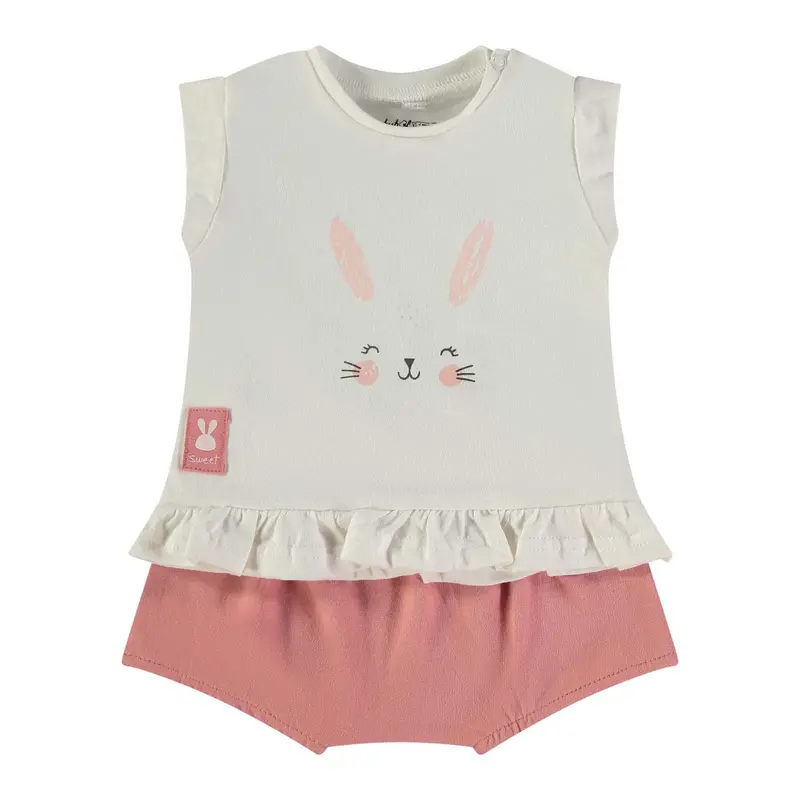 Wonderlife - Completo 2 Pezzi Maglietta + Pantaloncino Rosa 160431
