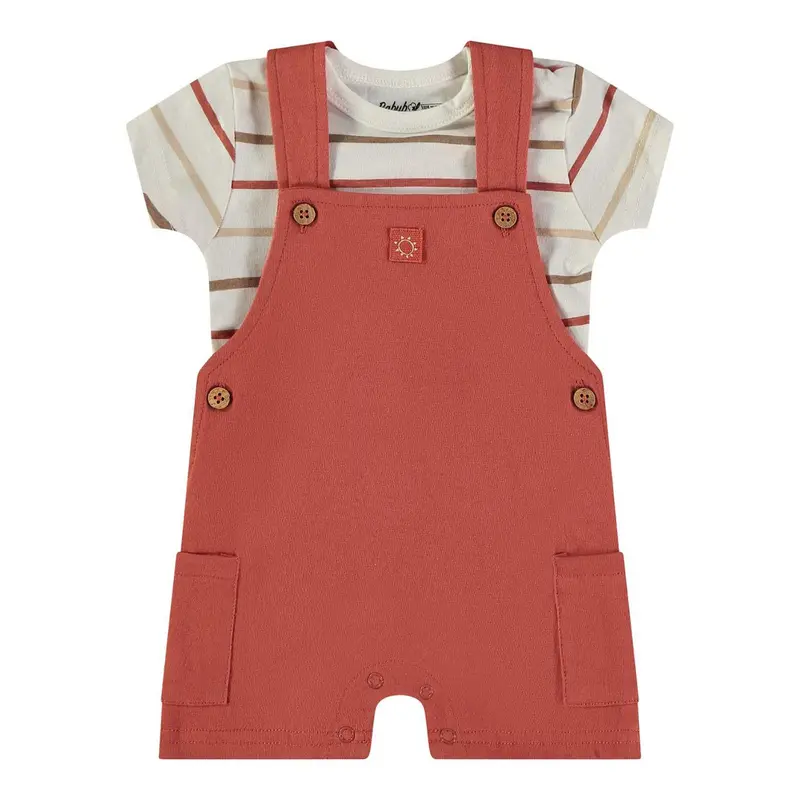 Wonderlife - Completo 2 Pezzi Salopette Rosso 160451