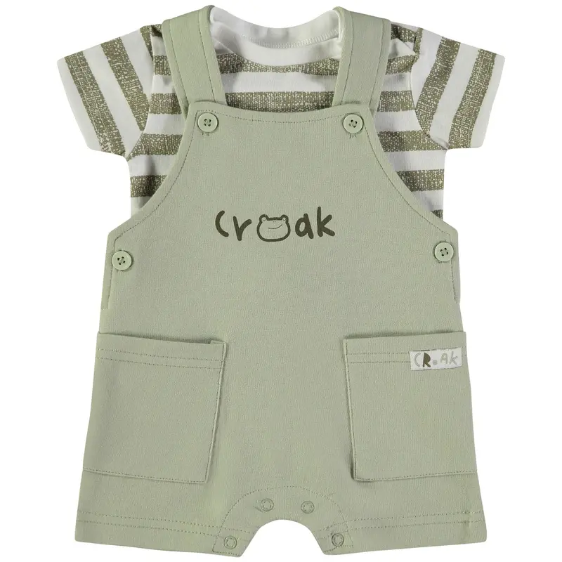 Wonderlife - Completo Con Bretelle Kaki 160058