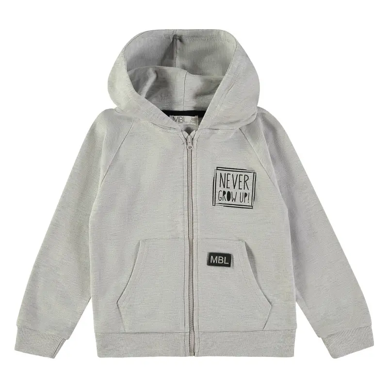 Wonderlife - Felpa Con Zip Grigia 162460