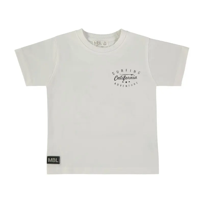 Wonderlife - Maglia Manica Corta Bianca Surfing California 162450