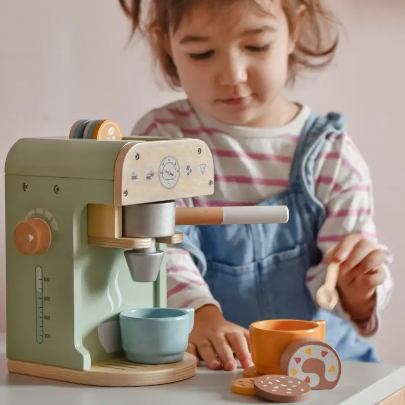 Wooden Coffee Maker - Montessori Toys