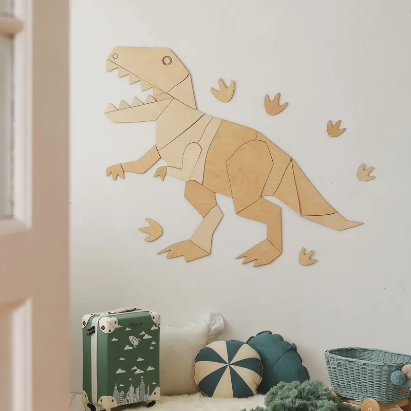 Wooden Wall Decor - Dinosaur T-Rex