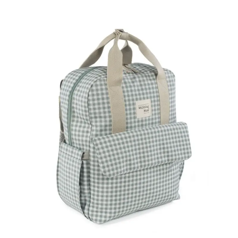 Zaino I Love Vichy Verde - Walking mum