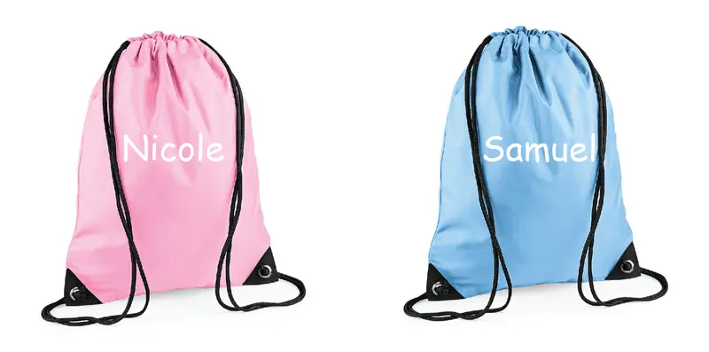 Zaino impermeabile asilo personalizzabile