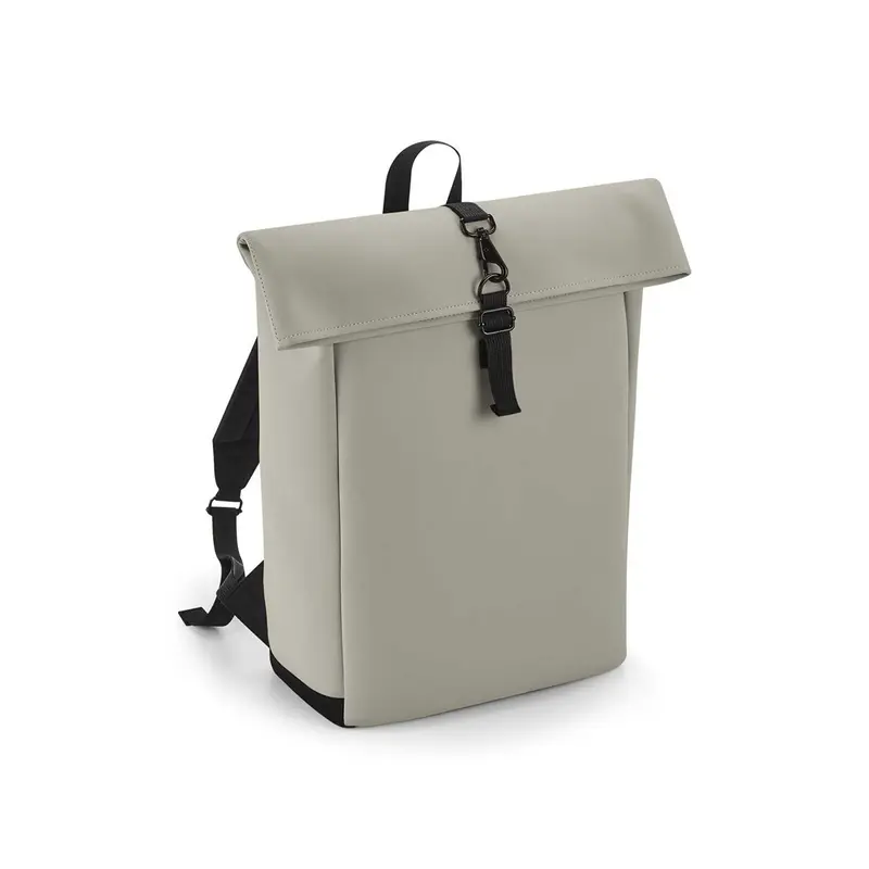 Zaino in tessuto riciclato Roll-Top idrorepellente Grigio